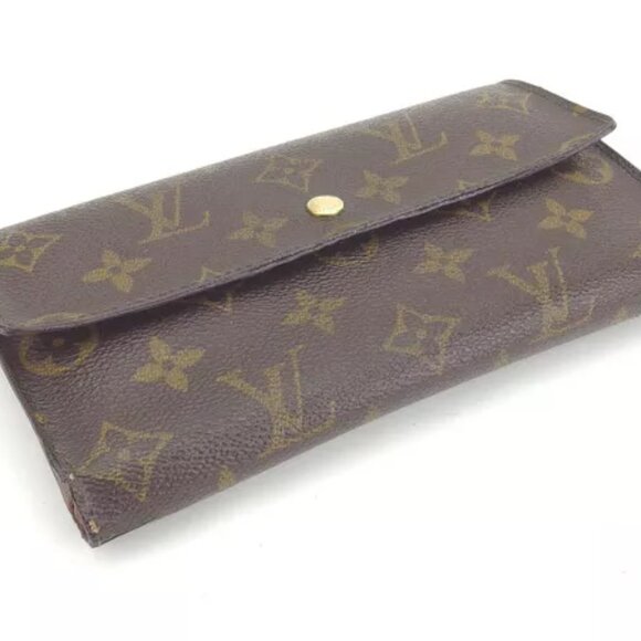 Louis Vuitton Purse Long Wallet Monogram Brown Woman Authentic Used - Picture 6 of 6